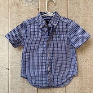2t toddler boys Polo short sleeve button down